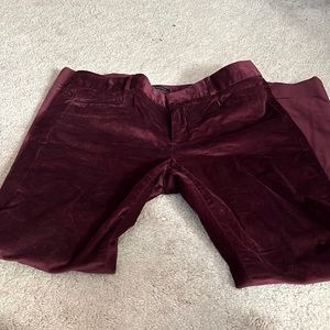 Banana Republic Velvet Sloan pants